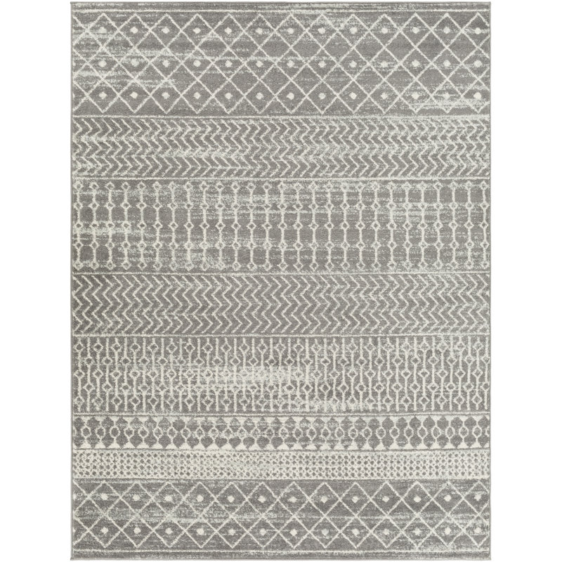 Keyawna Geometric Indoor Rug, Rectangle 9' x 12'