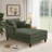 Aglaea Upholstered Chaise Lounge With Adjustable Backrest-1229185459