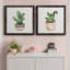 Boho Greenery III - ensemble de 2 peintures sur toile encadrées-563324419-563324417