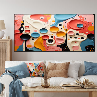 Tourbillon d'art coloré abstrait coloré I - décoration murale abstraite