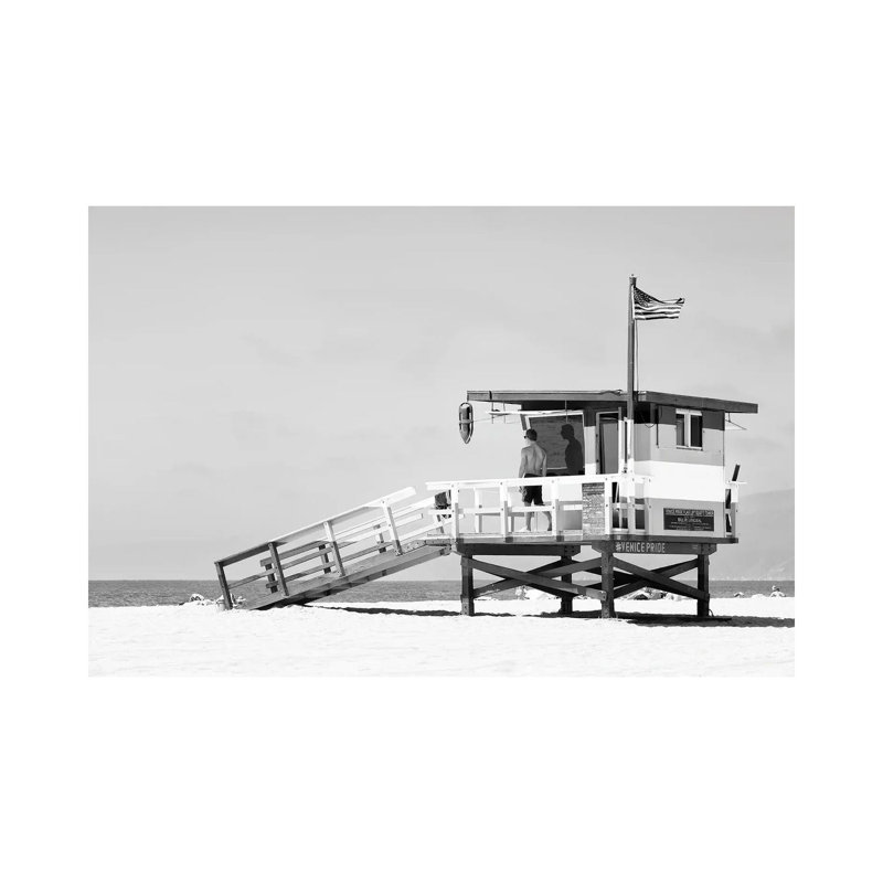 Venice Beach Lifeguard Tower by Philippe Hugonnard - Wrapped Canvas Print, 152.5 cm H x 101.5 cm W