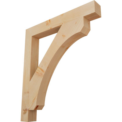 Support à blocs l 3 1/2 po x P 32 po x H 36 po, sapin Douglas
