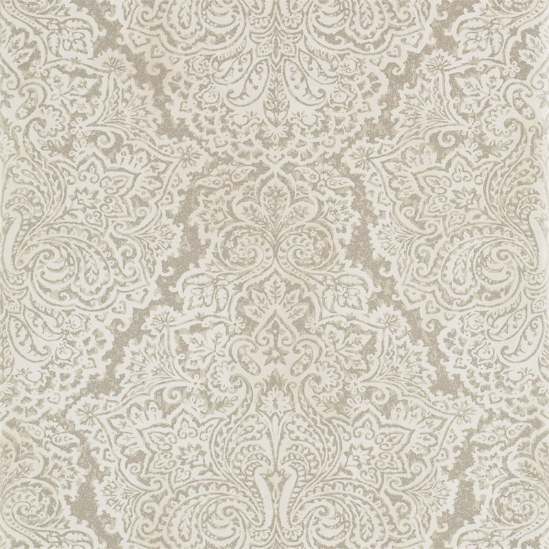 Aurelia 10.05m x 68.6cm Pearl Wallpaper Roll, White Gold