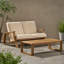 Ensemble de causeuse et de table basse pour le salon