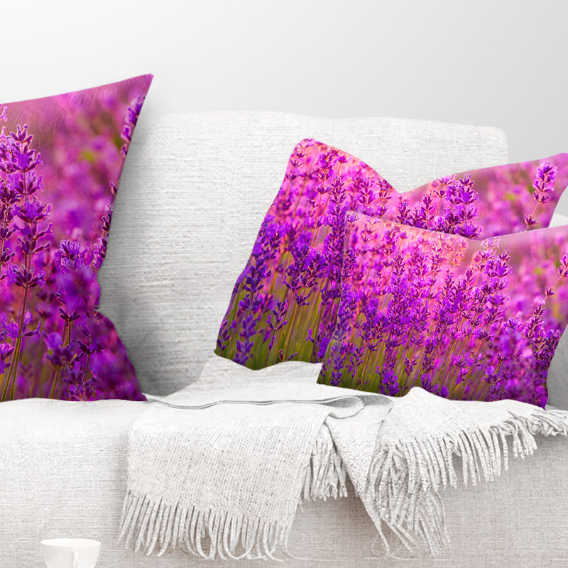 Coussin Tihany Bright Floral, 12 po x 20 po, Rectangulaire