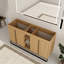 Base de meuble-lavabo double 60 po Barton