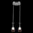  Home Clear Acrylic Glass-Shape Smart Rgb Pendant Light