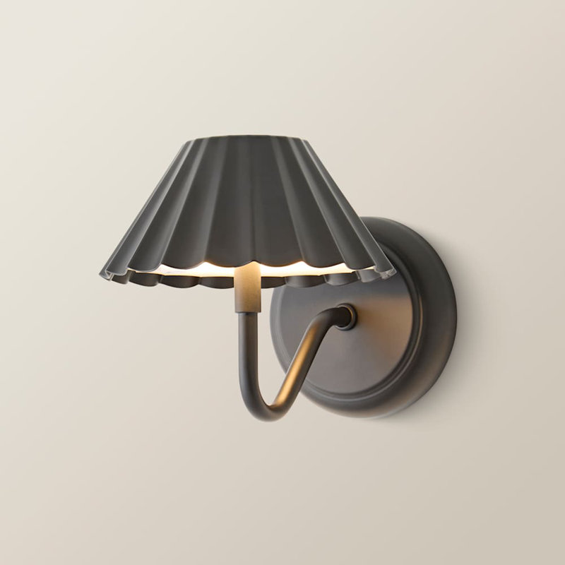 LED Wallchiere, Matte Black