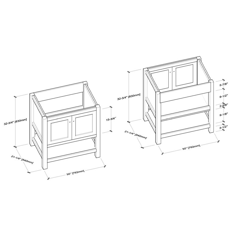 Mcmanis 31'' Single Bathroom Vanity with Solid Surface Top