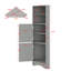Grande armoire de coin autoportante avec portes-2100043072