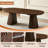 Coffee Table, Flexible and Extendable, walnut Brown