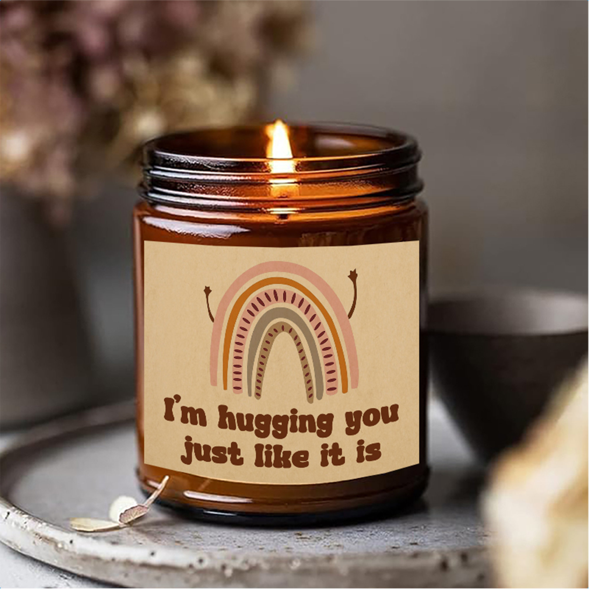 Symple Stuff Scented Candle Gift for Loss of Loved Friends Christmas