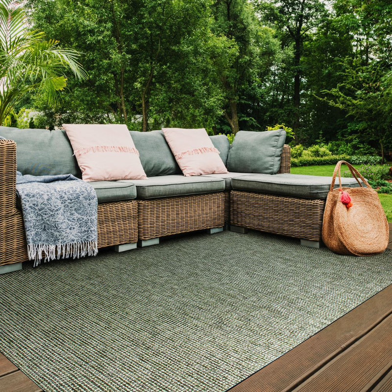 Doby Solid Colour Indoor / Outdoor Area Rug, Rectangle 120 x 170cm