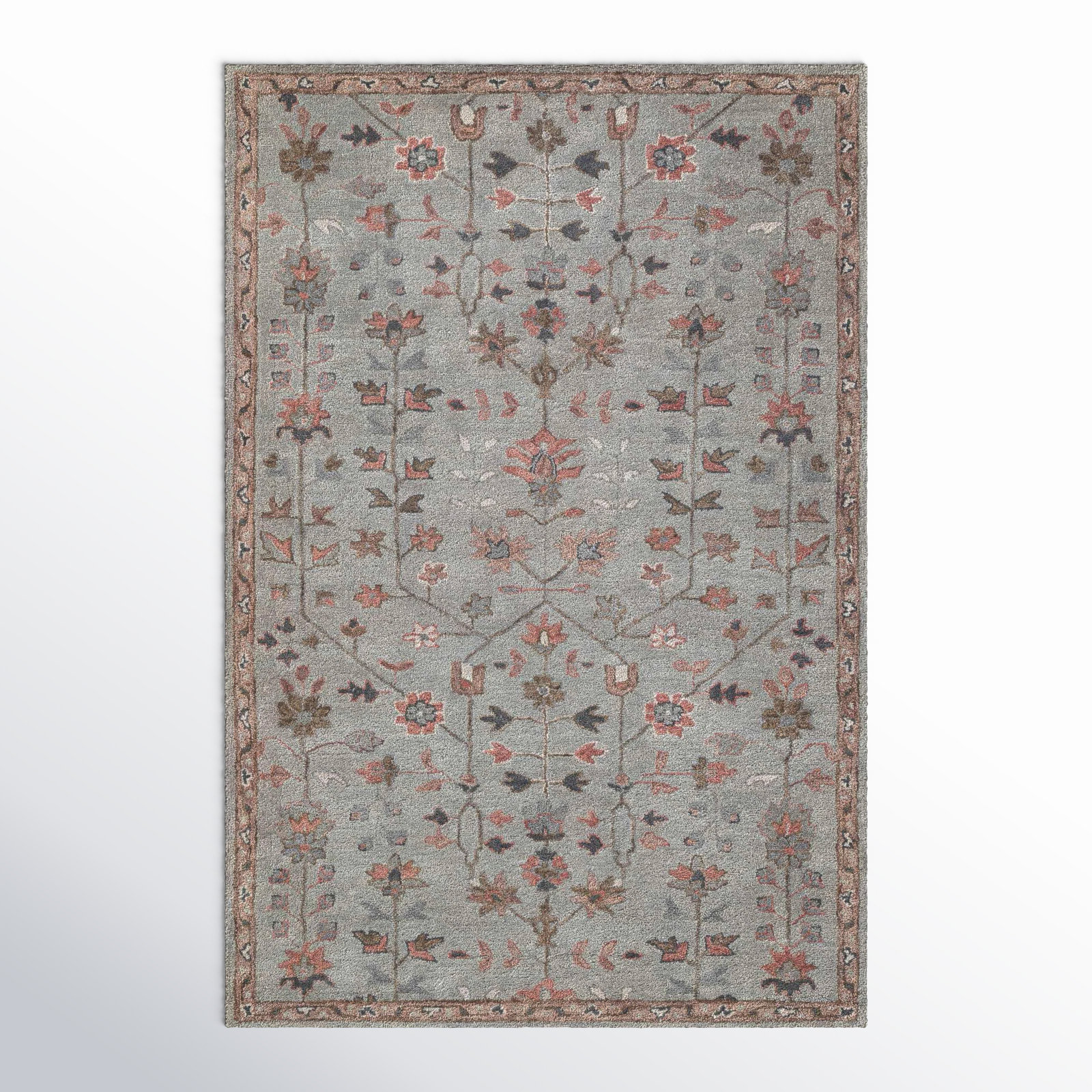 Birch Lane Hand Tufted Wool Siba Rug, Rectangle 5' x 8'