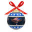 3.15'' Handmade Ceramic / Porcelain Ball Ornament