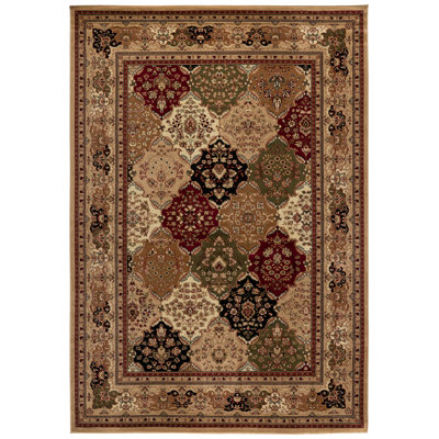 Malayah Performance Damask Rug