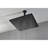 16" Matte Black Shower Head For Bathroom Use - Simulates Natural Rainfall, Self-cleaning Nozzle, Suits American Standard Pipe Connections And All Arms Mimics Compatible With