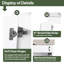 Ensemble de meuble-lavabo simple 24 po avec plateau en céramique Wystan-723046974-723046975