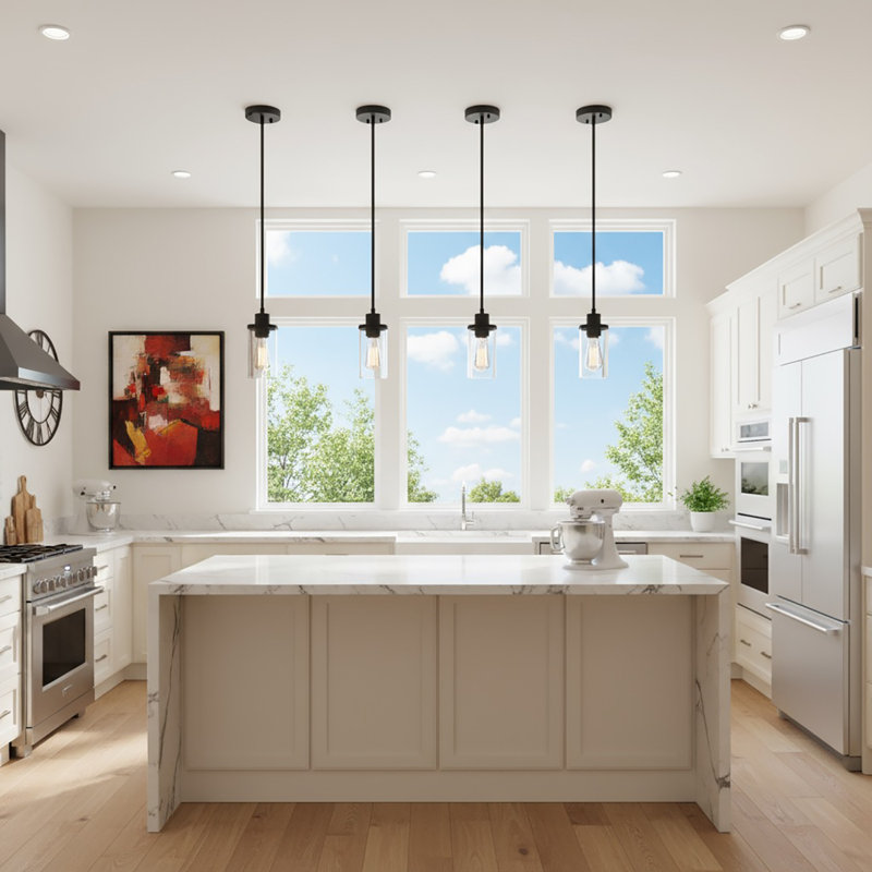 Melno Park 1 - Light Oil Rubbed Bronze Single Pendant