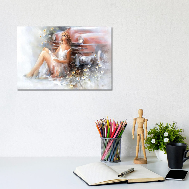 Relax by Willem Haenraets - Wrapped Canvas Painting, 20.32 cm H x 30.48 cm W