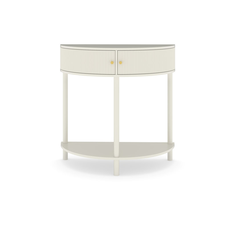 Table de bout demi-lune Artisan-Wave