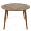 Table d'extérieur en bois, 48,07 po de diamètre, finition, base pour patio à pieds carrés, rehausse la surface-910293413-910293408