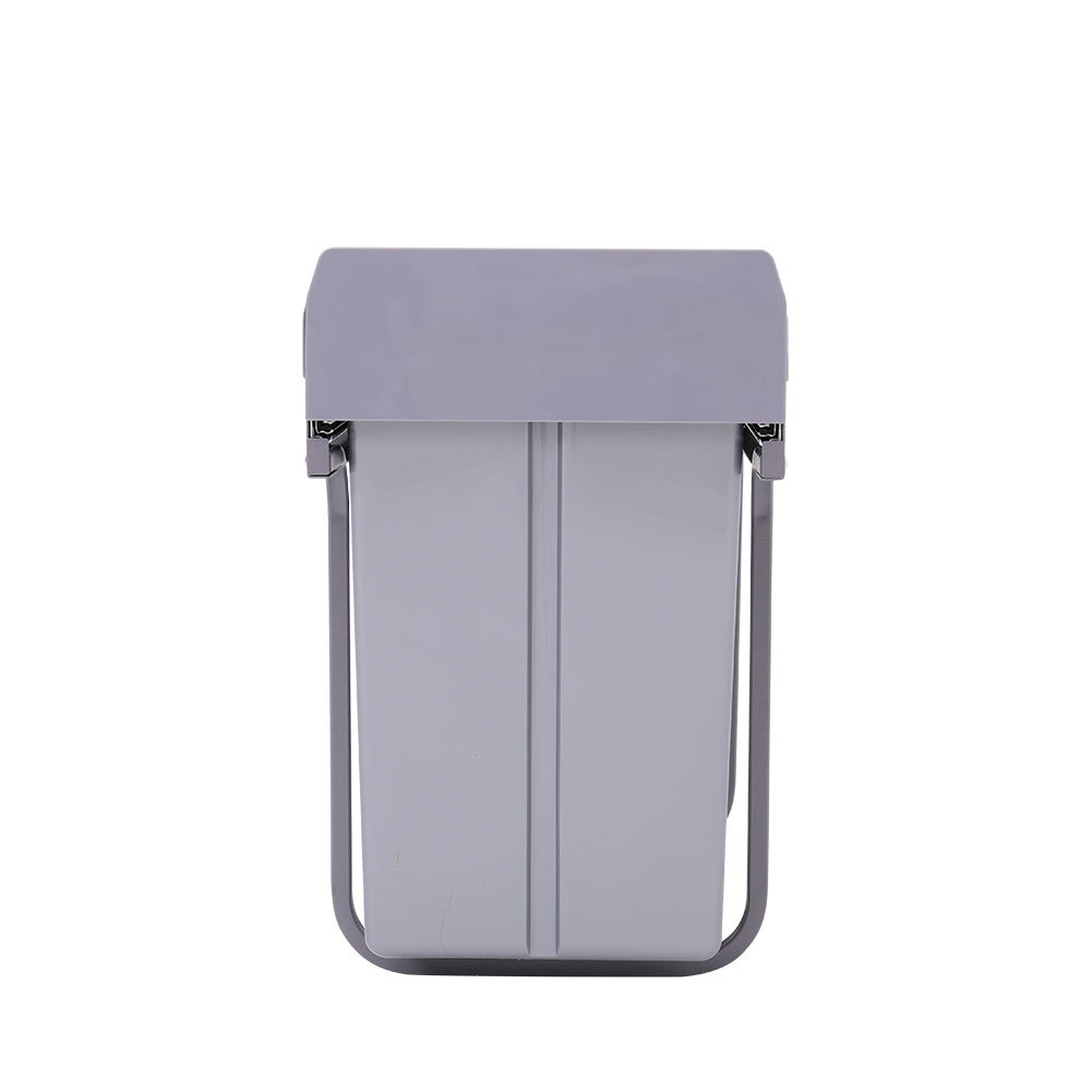 Plastic Manual Lift Pull Out Rubbish Bin - 30L