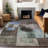Machine Washable Indoor/Outdoor Chantille ACN1114 Brown Rug-109485059