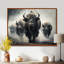 «Gray Buffalo Gentle Guardians I», art mural Buffalo-1182307362-1166687496