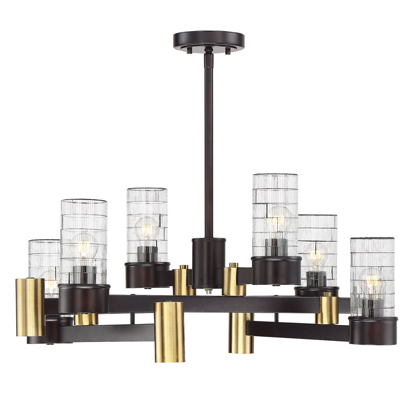 Lustree classique/traditionnel 10 lumières ombrées Cull