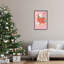Cozy Vibes Winter Cocoa, art de la giclée encadrée, design par Lisa Barlow-114324734-114324736