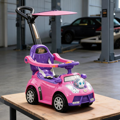 Poussette avec rangement pour jouets, articles pour bébé, avec cadre en métal de 3 po et espace extérieur