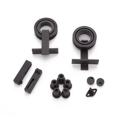 Signature Hardware Karl Single Bypass Barn Door Hardware Kit