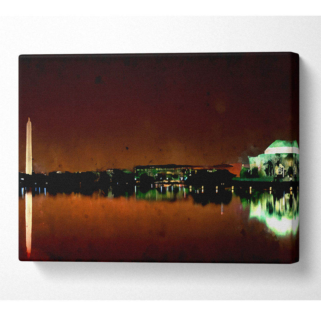 Jefferson Memorial Washington DC - Kunstdrucke auf Leinwand