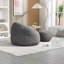 Fauteuil à billes souple avec repose-pieds-566880323