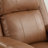 Zero zero clearence recliner  Power Recliner With Dual Motor Adjustable Headrest, Scratch-Resistant Faux Leather, USB Charging, Brown-1706892098