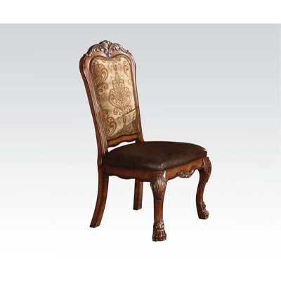 Ensemble de 2 chaises d'appoint en chêne et cerisier avec pattes Vintage