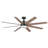 Kildee 62" Outdoor Ceiling Fan with Color Changing Light, Remote Control, Eight Dual Finish Blades