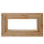Console 59 po avec rangement en bois