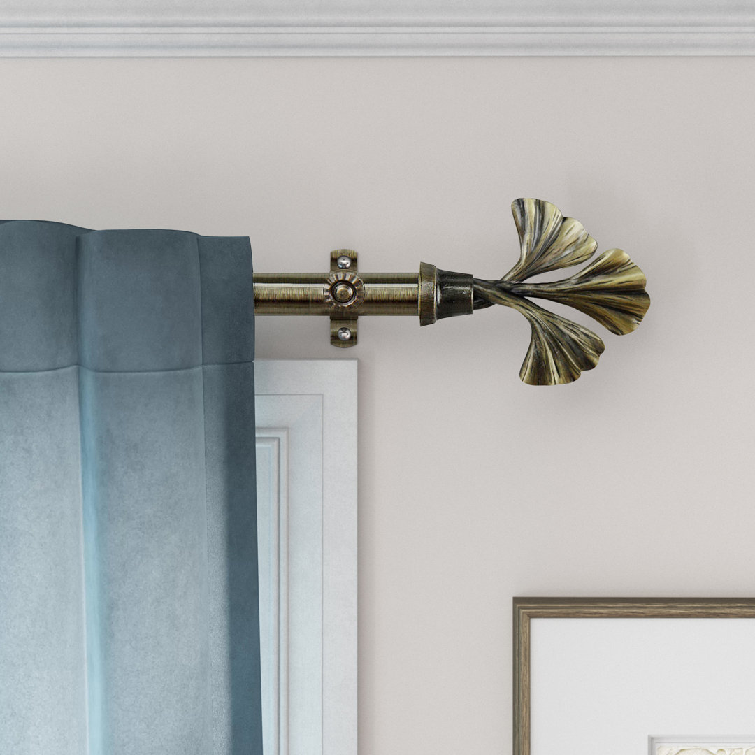 Dayana Bay Window Single Curtain Rod & Hardware Set Kelly Clarkson Home 