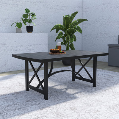 Table de salle à manger d'extérieur compacte