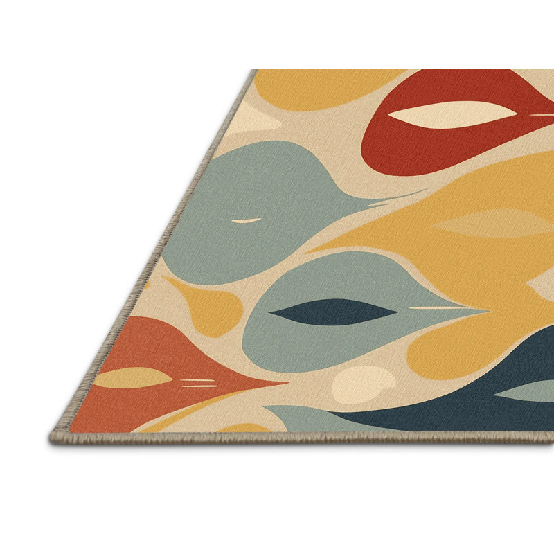 Lively Pop Rug, Rectangle 3' x 5'