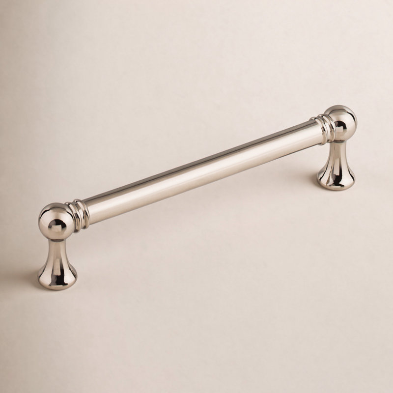 Kara Bar pull, Polished Nickel, 5 1/16"