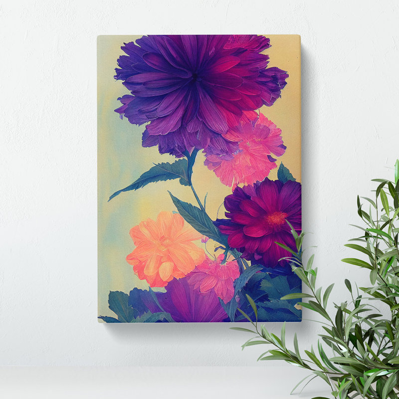 The Stellar Flowers - Wrapped Canvas, 50cm H x 35cm W x 3cm D