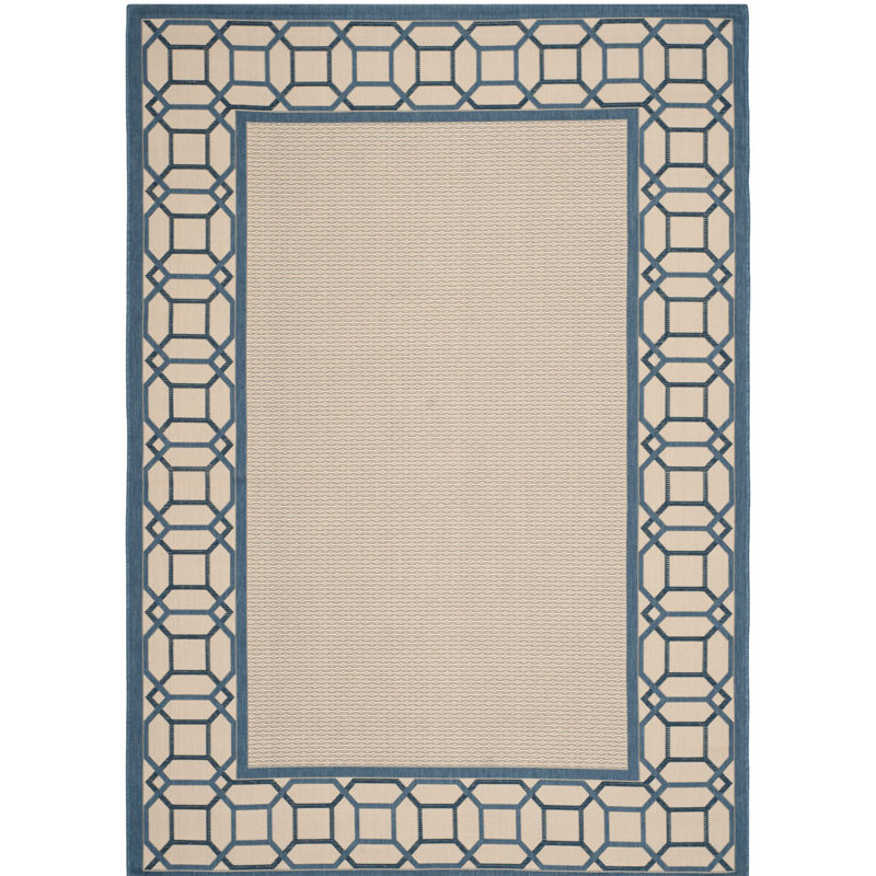 Tapis géométrique Jamon Martha Stewart Performance, Rectangle 6 pi 7 po x 9 pi 6 po