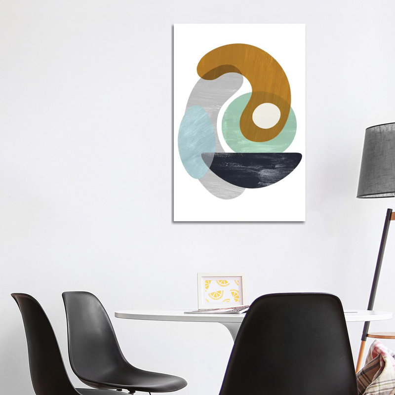 Naturess II par Grace Popp - impression d'art graphique, H 40 po x l 26 po x P 1,5 po, Toile tendue, Pas de tapis