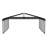 Galvanized Steel Carport, 20X24X9