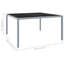 Brailin Rectangular Metal Outdoor Patio Table - 130 cm W 130 cm D-1545760464-1545760467