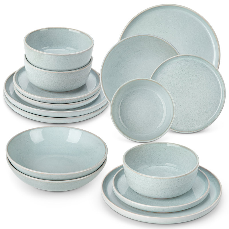 Stoneware Dinnerware Set 16 Piece - Service for 4