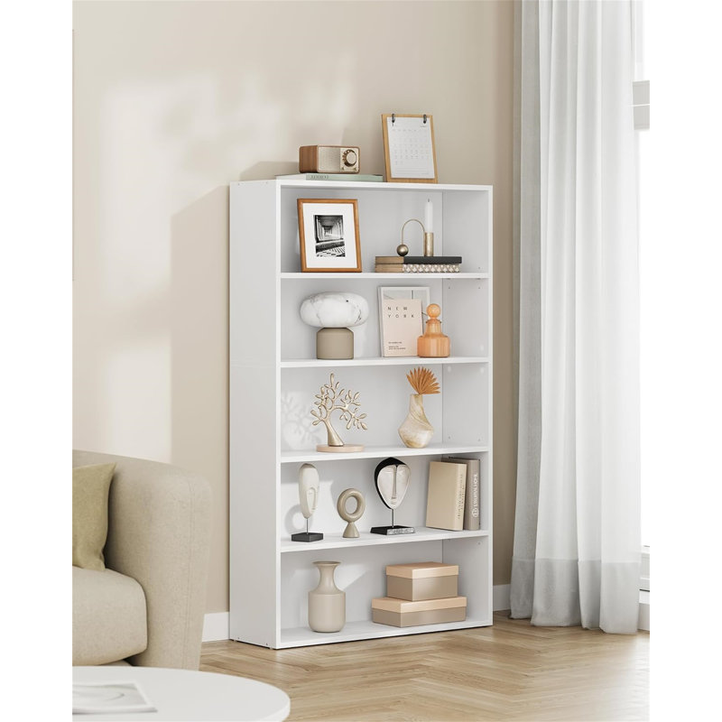 Bibliothèque standard H 71,1 po x l 24,4 po Sayef, Brun rustique, (5 tablettes) 134 cm H x 80 cm l x 24 cm P